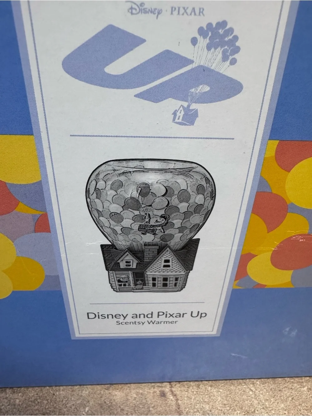 Up Balloon House Night Light - Yellow/Bright Multi-color